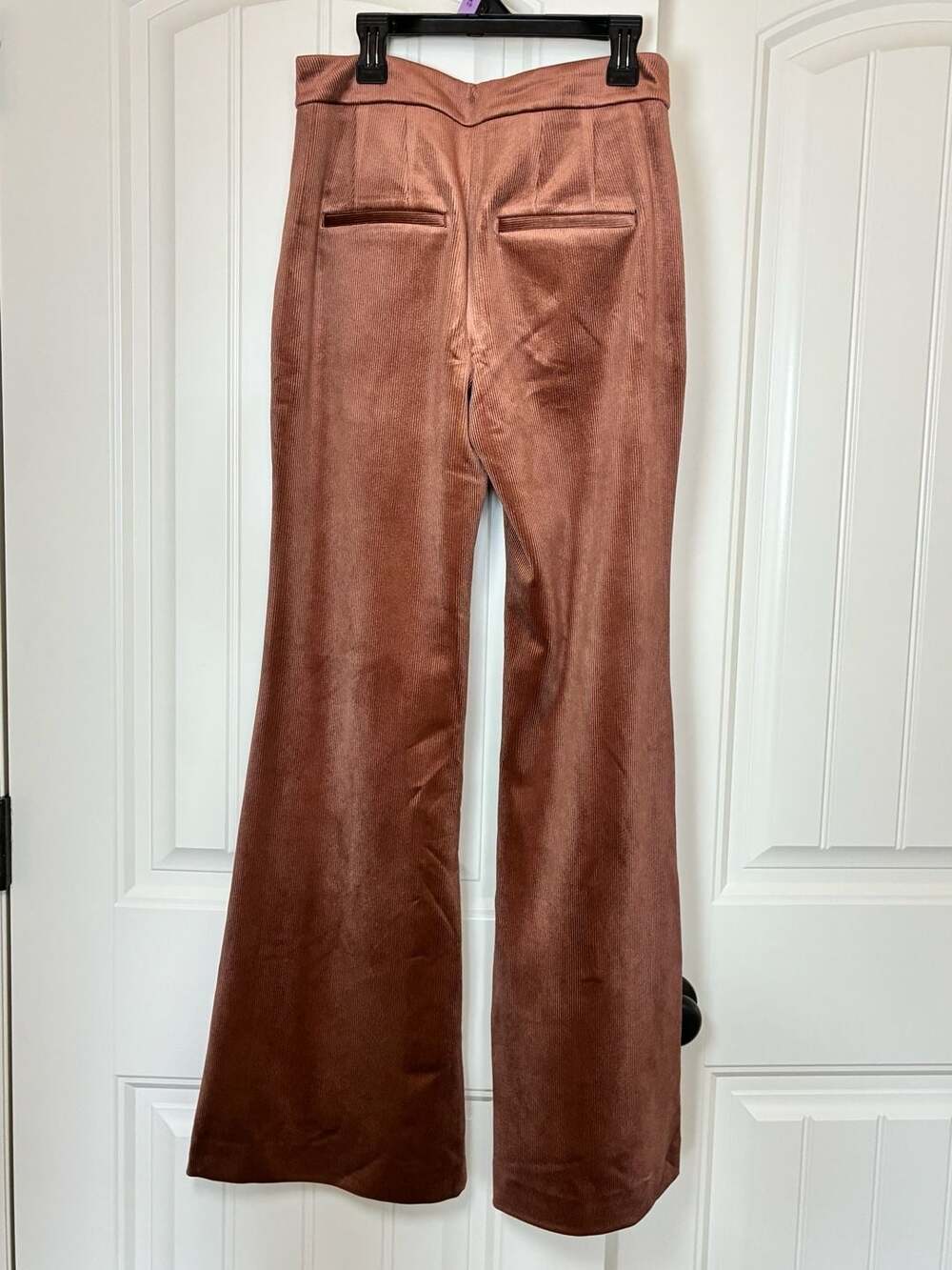 EXPRESS Brown Corduroy High Waisted Flare Leg Pants NWT - Picture 6 of 6